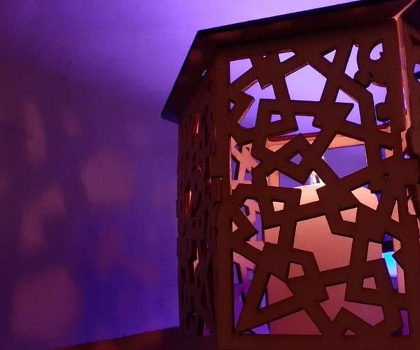 Hexagonal Lantern - Template for Lasercut