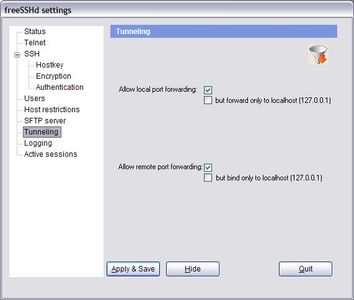 Install FreeSSH Server