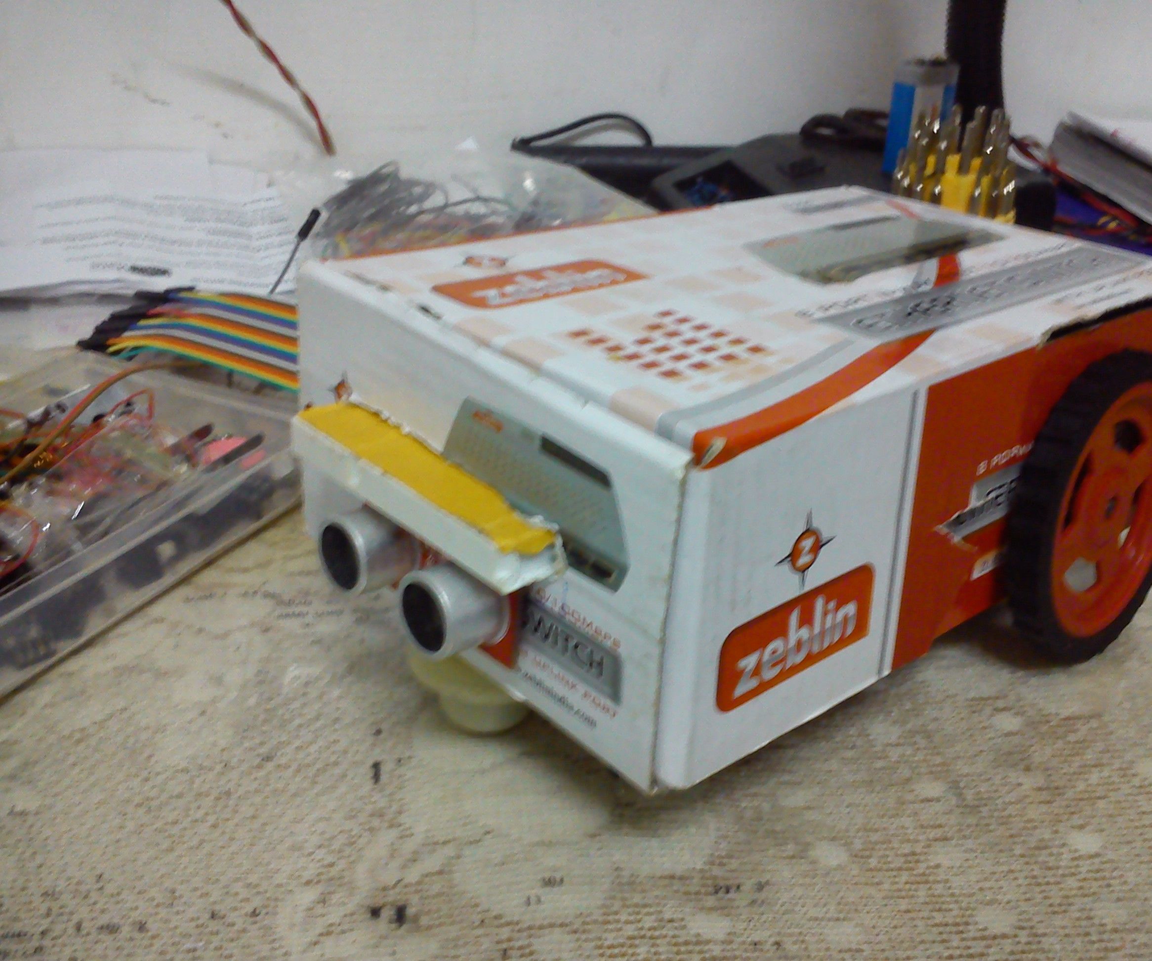  DUAL MODE ROBOT => (AUTONOMOUS / MANUAL CONTROL)