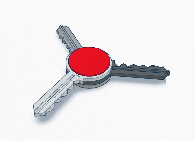 Key Fidget Spinner
