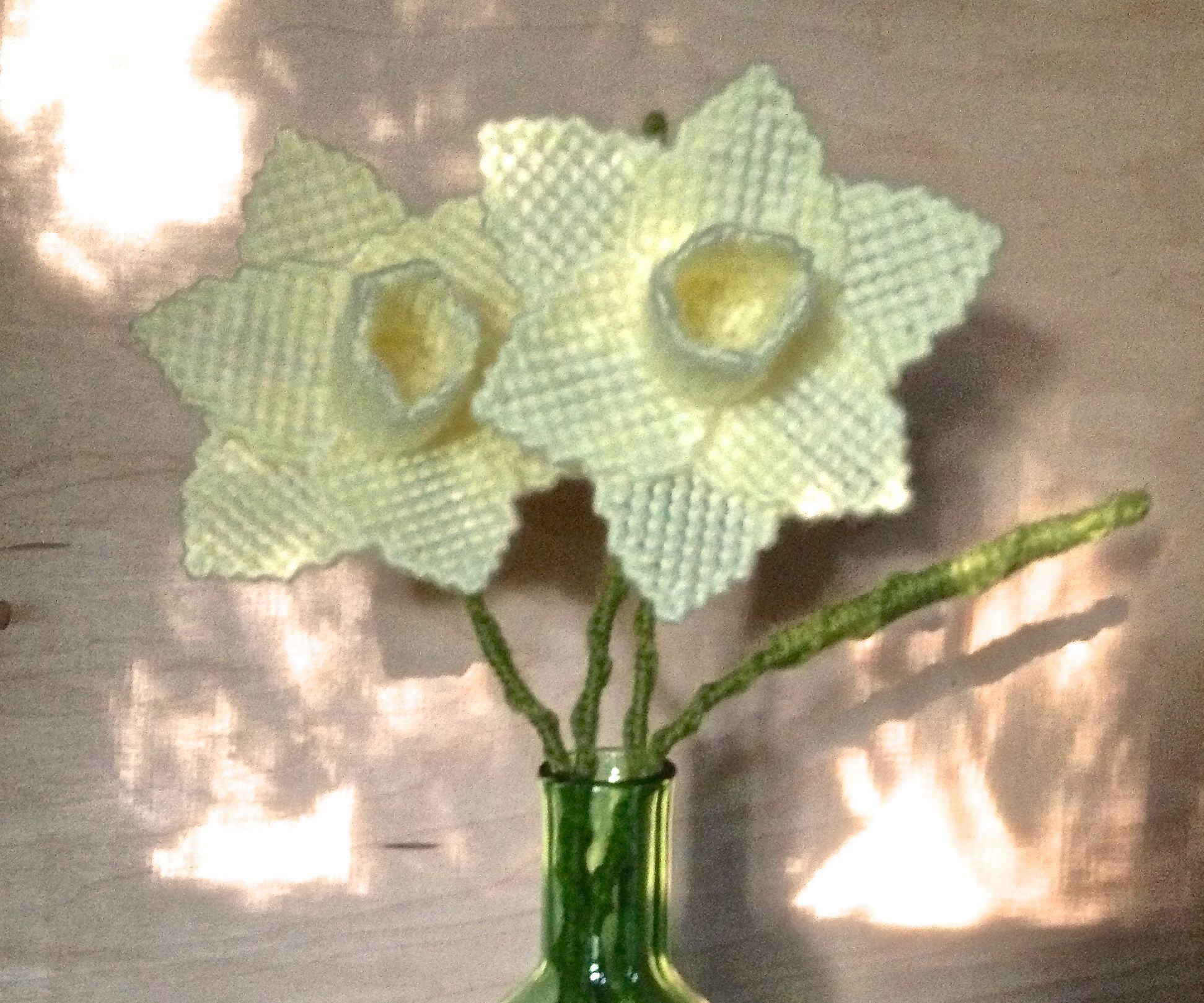 Plastic Canvas Yarn Daffodils