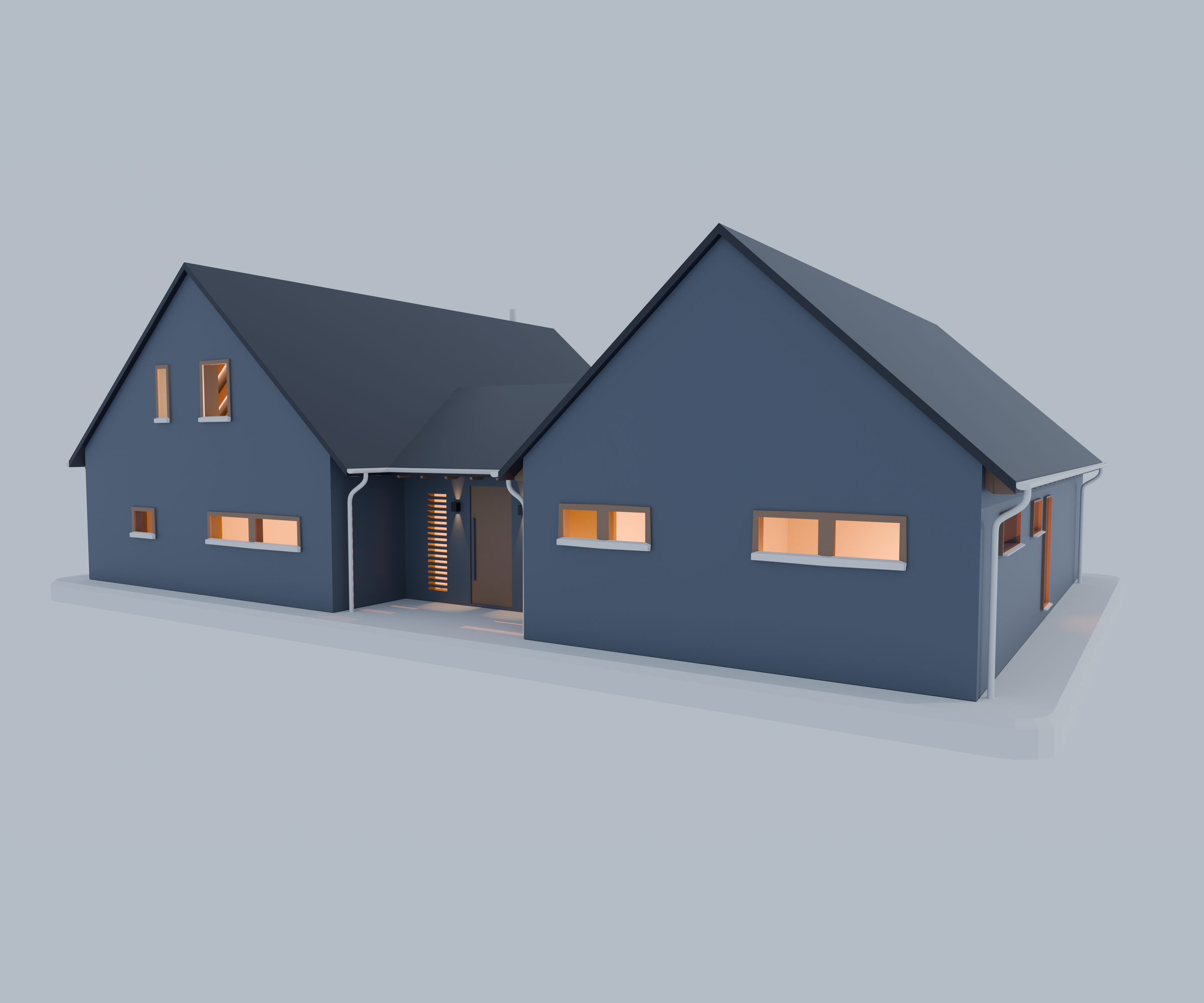 Two Houses in One