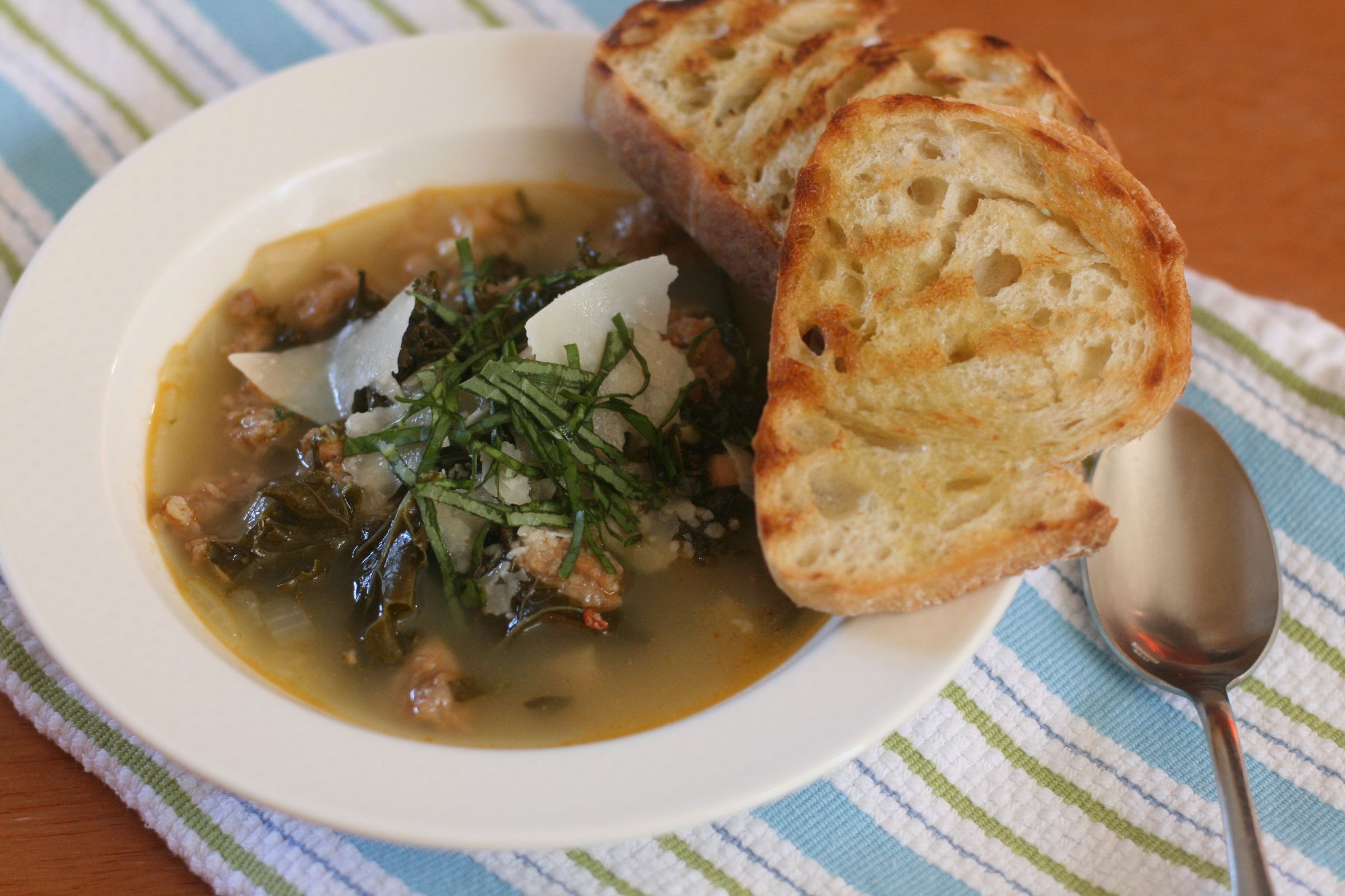 Kale, Sausage, Cannellini Bean Soup (with Pictures) Instructables