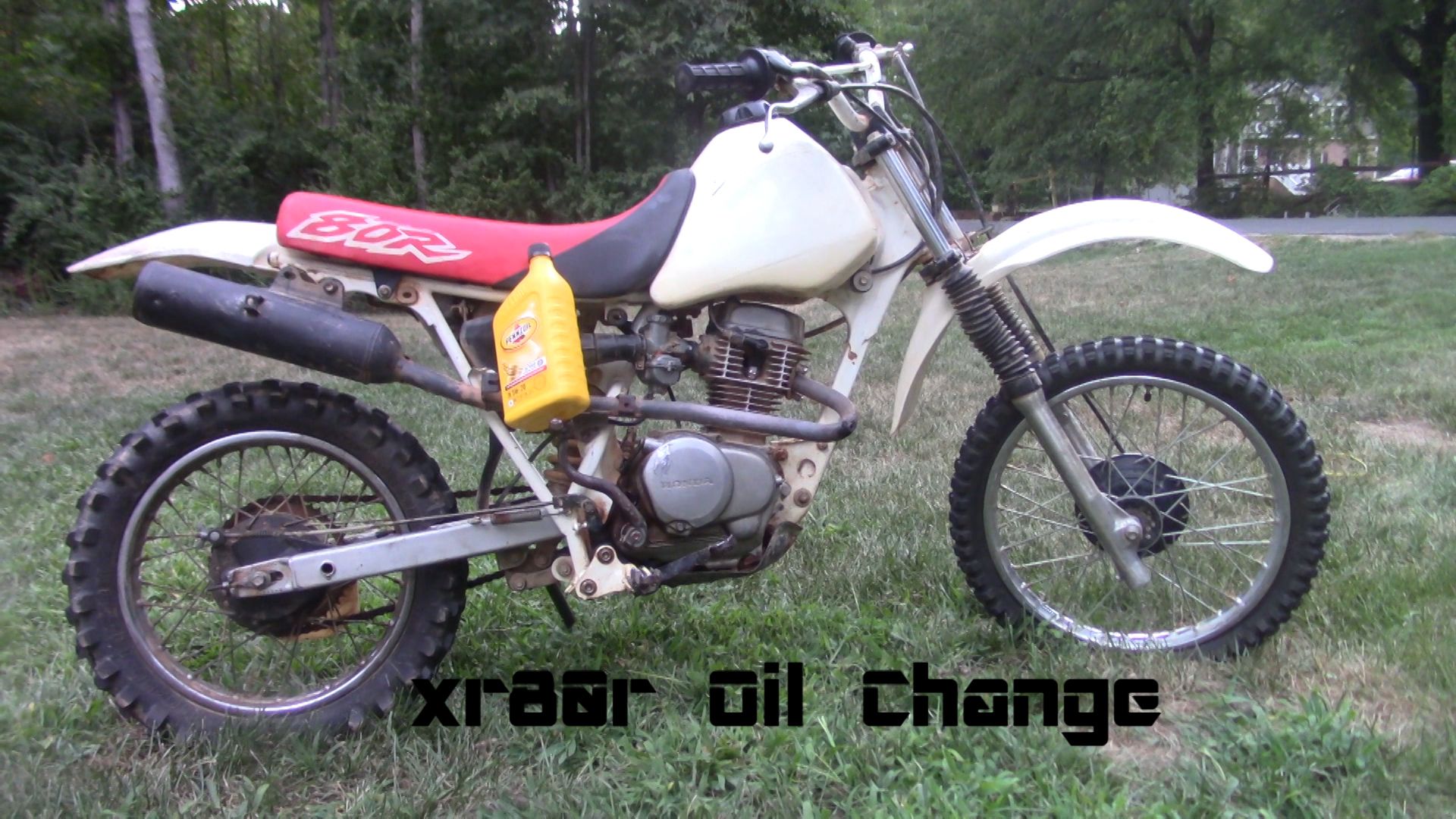 Dirt Bike Oil Change