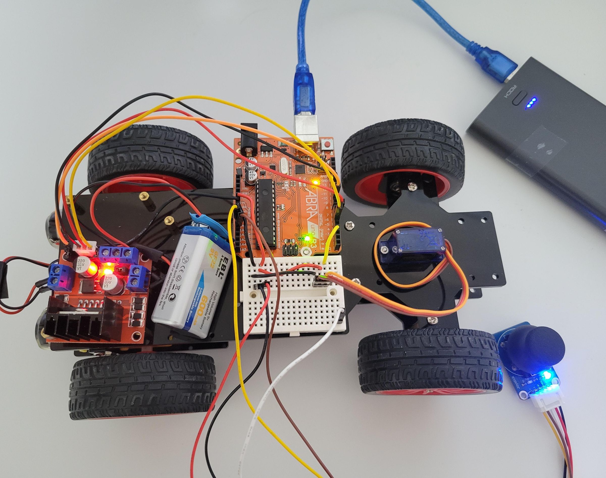 Joystick Controlled Car