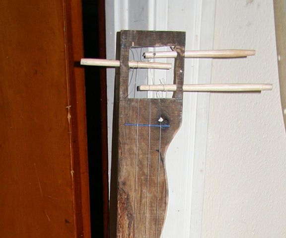Shamisen "three String Japanese Guitar".