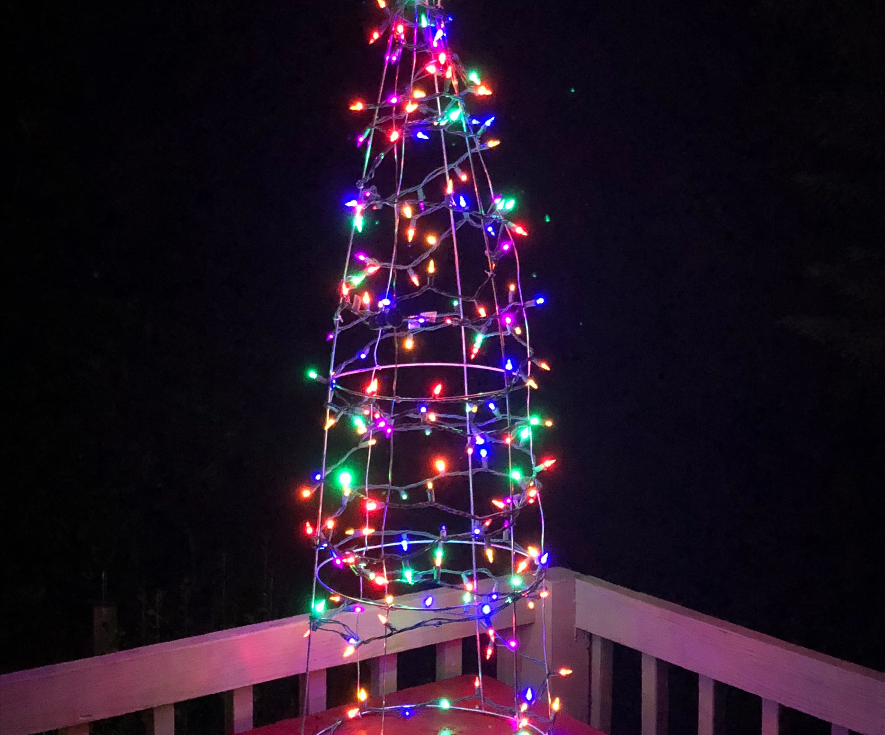 Tomato Cage Christmas Tree