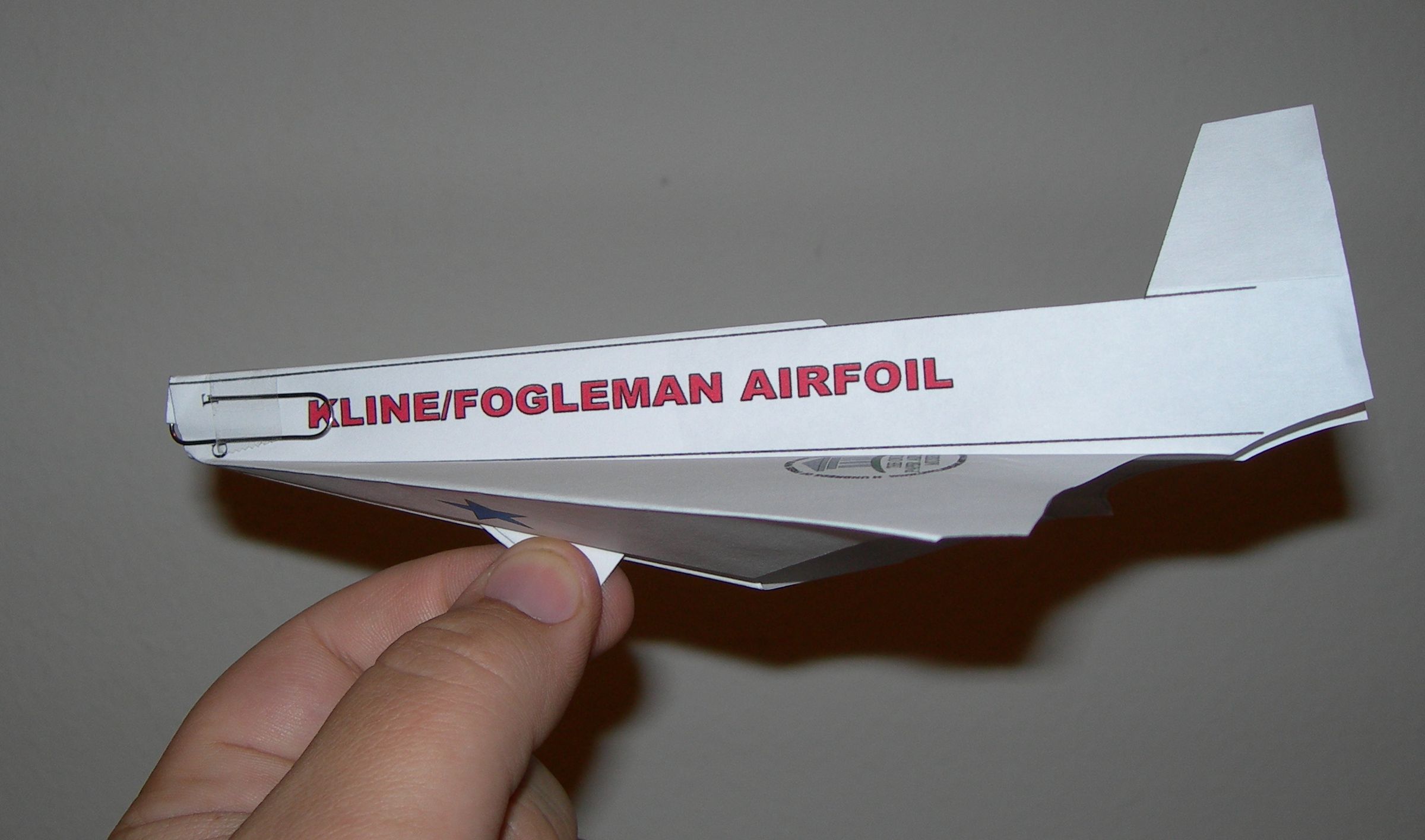 Kline/Fogleman Airfoil 1 Paper Airplane 22 Steps Instructables