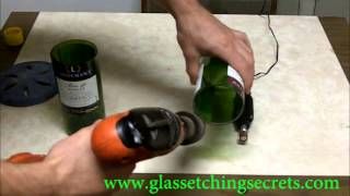 Tips on Sanding a Cut Glass Wine Bottle Edges