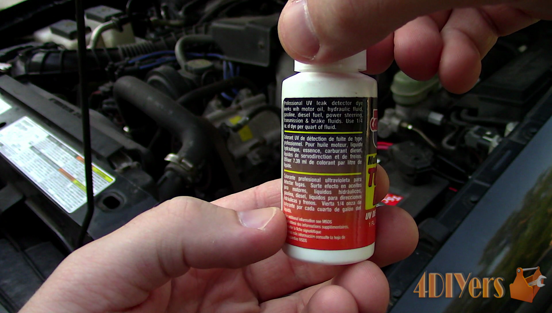 Diesel Fuel Leak Detection Dye Reduced