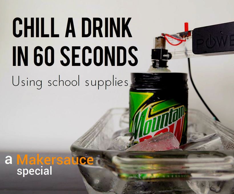 Student hacks: Sub zero any drink in 60 seconds with this gadget