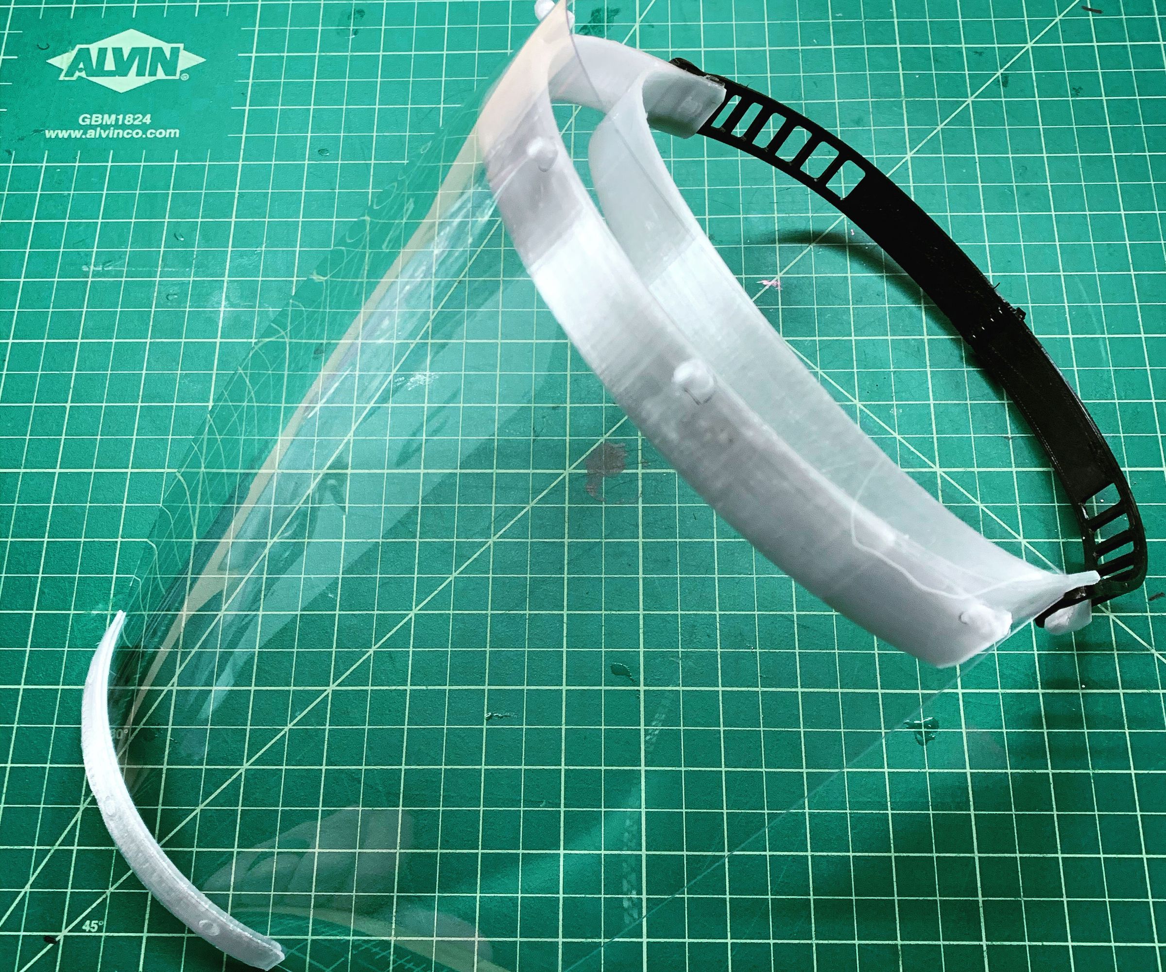 3D Printed Medical Face Shield Strap