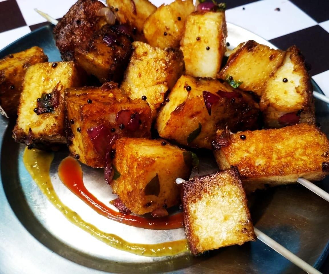Dhokla on Sticks