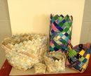 Plaited Paper Basket