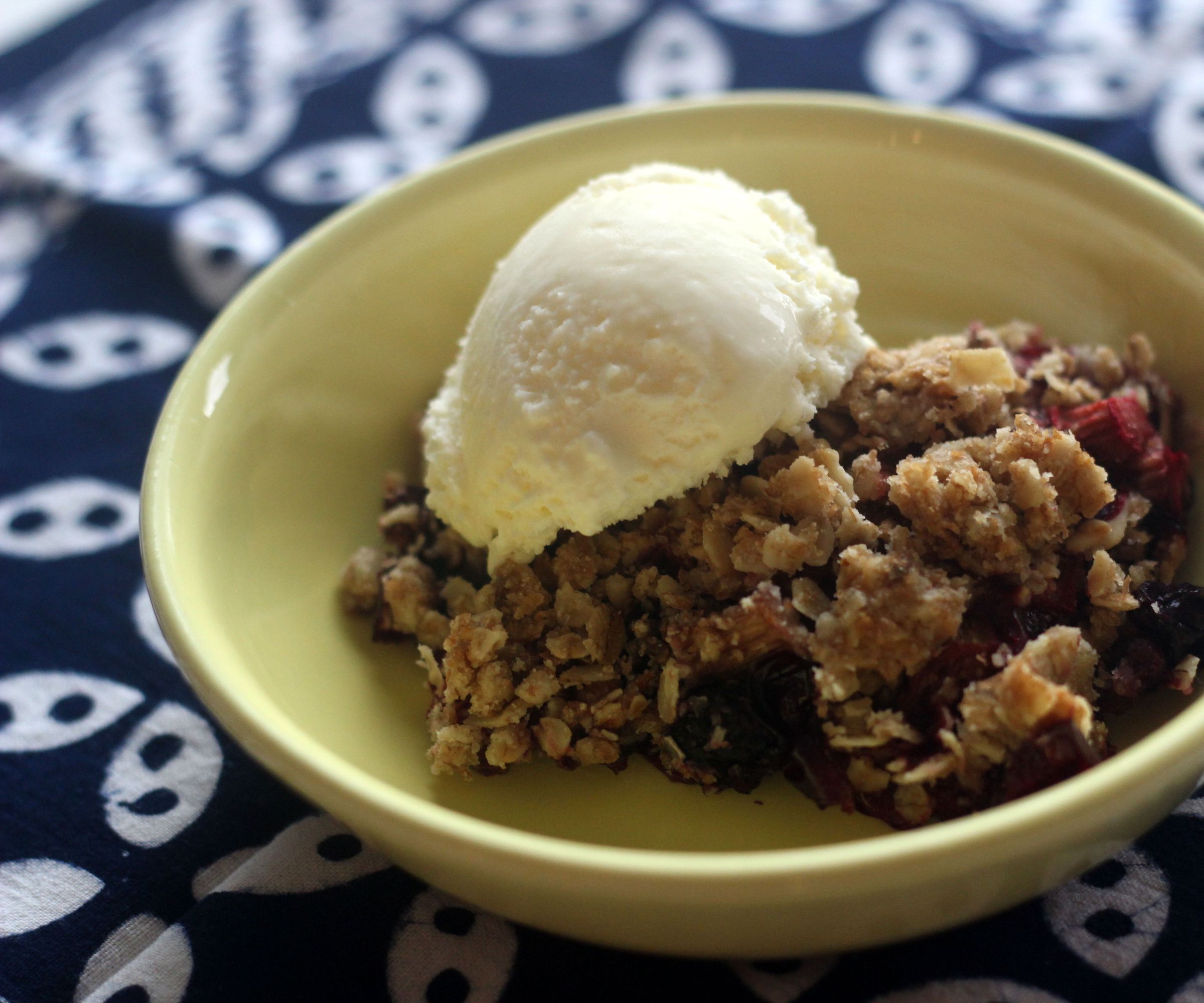 Quick Make Ahead Fruit Crumble