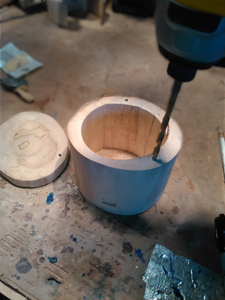 Add Magnets, Cont: Drill, Glue Magnet Holes