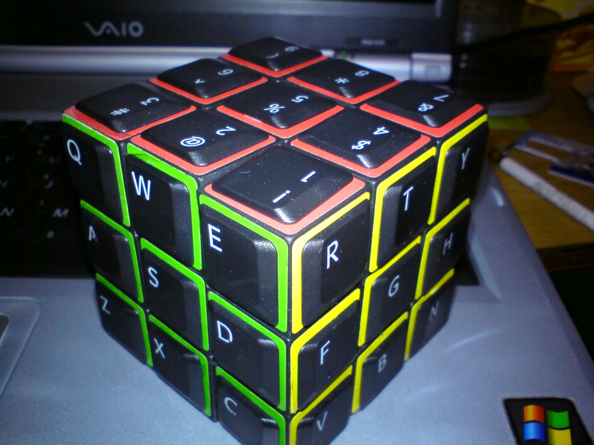 How to Make a QWERTY Rubik Cube's