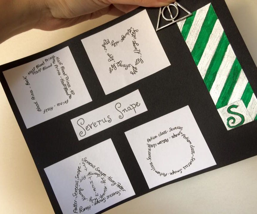 DIY : Severus Snape Art
