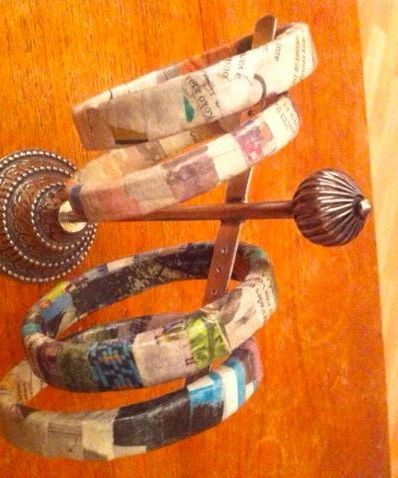 Papier Maché Bangle