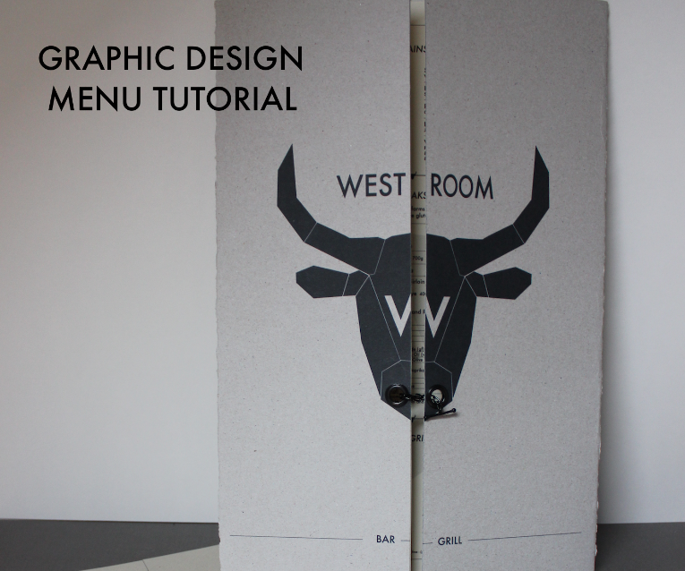 WEST ROOM MENU - GRAPHIC DESIGN TUTORIAL