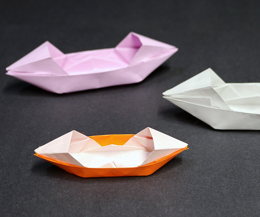 How to Make an Easy Origami Sampan Paper Boat!
