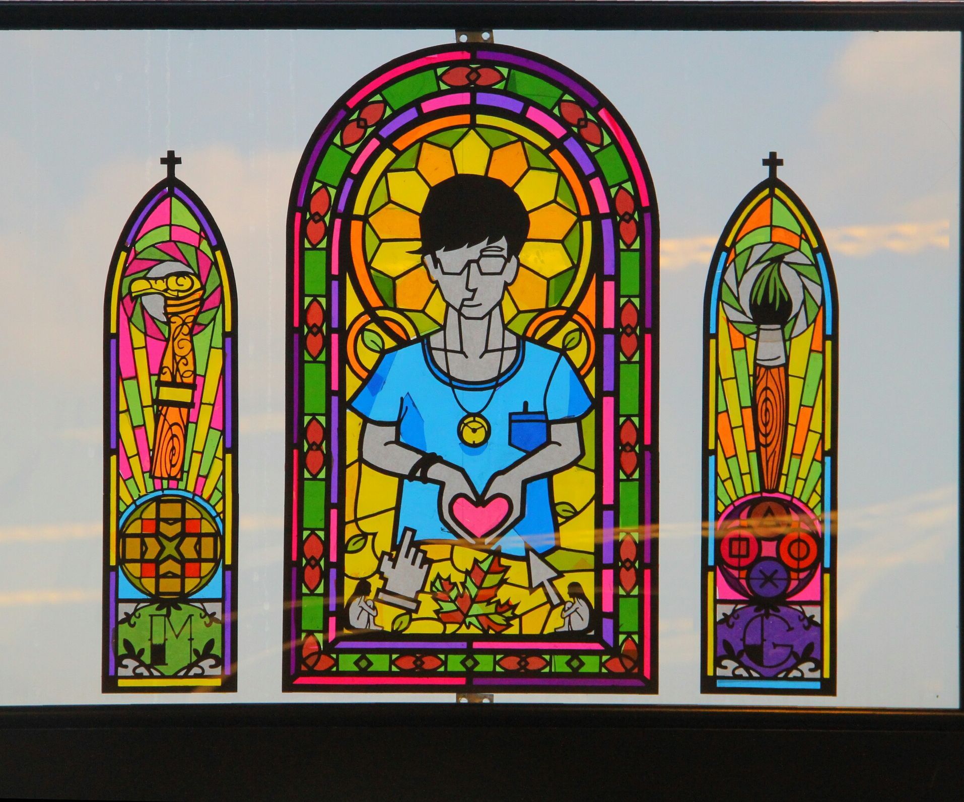 Stained Glass Recreation in Paper