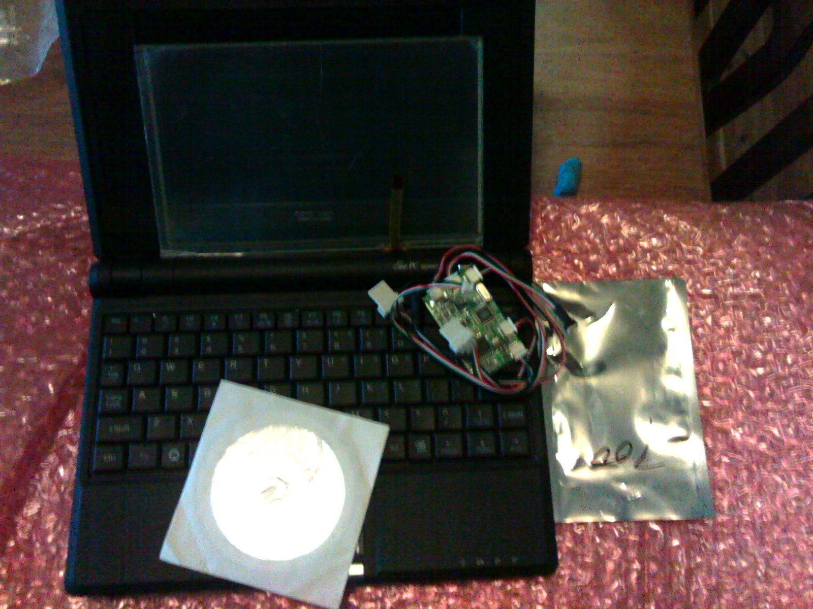 Touchscreen EEE  for < $50! Without Soldering!