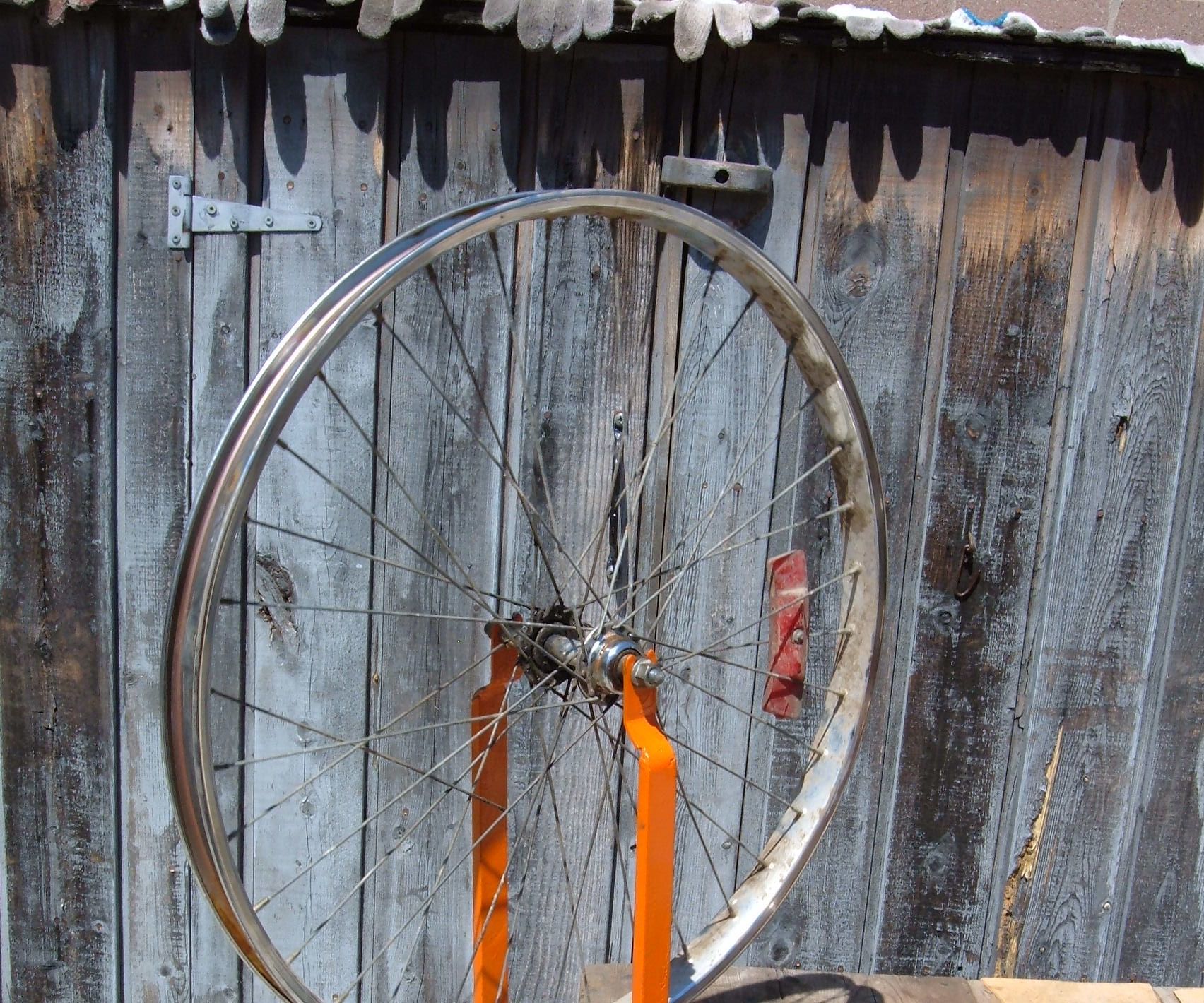 Simple DIY Bicycle Wheel Truing Stand