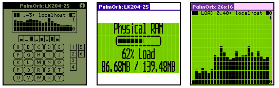 Palm Os device to work as a LCD status display. (now with pictures!)