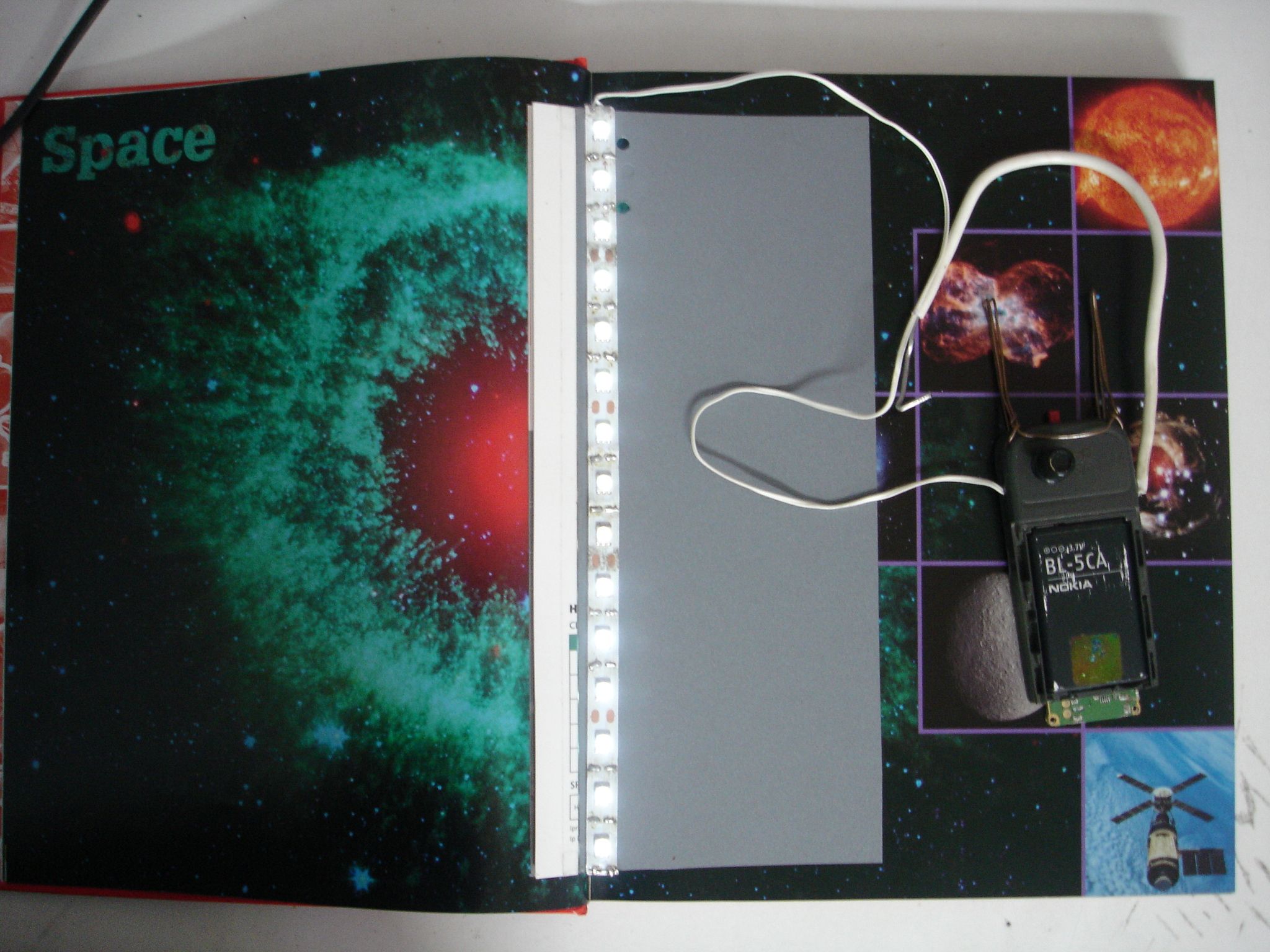 LED Bookmarker +table Lamp (with Brightness Control) 14 Steps