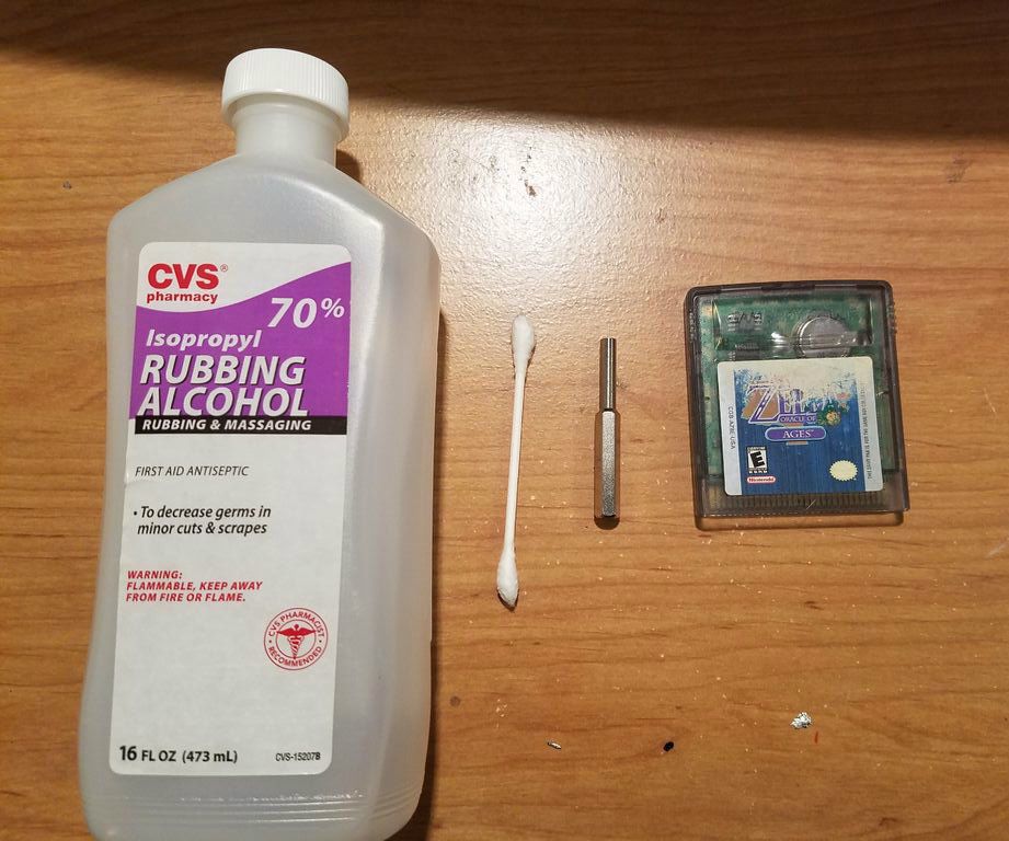 Restoring a Nintendo Game Boy or Game Boy Color Cartidge