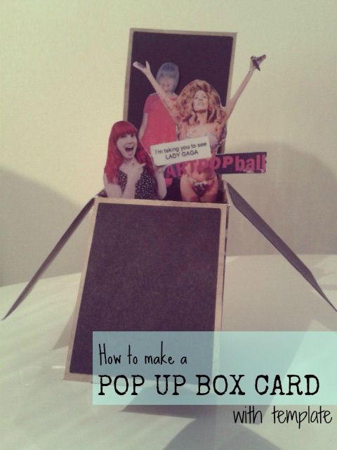 How To Make A Pop Up Box Card