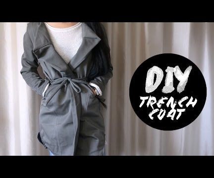 DIY Dress Pants Into Trench Coat