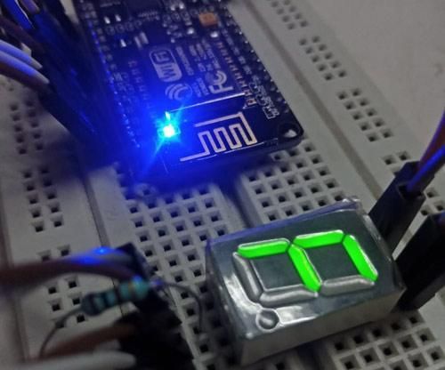 Programming ESP8266 to Display Alphanumeric Characters on Seven Segment Display