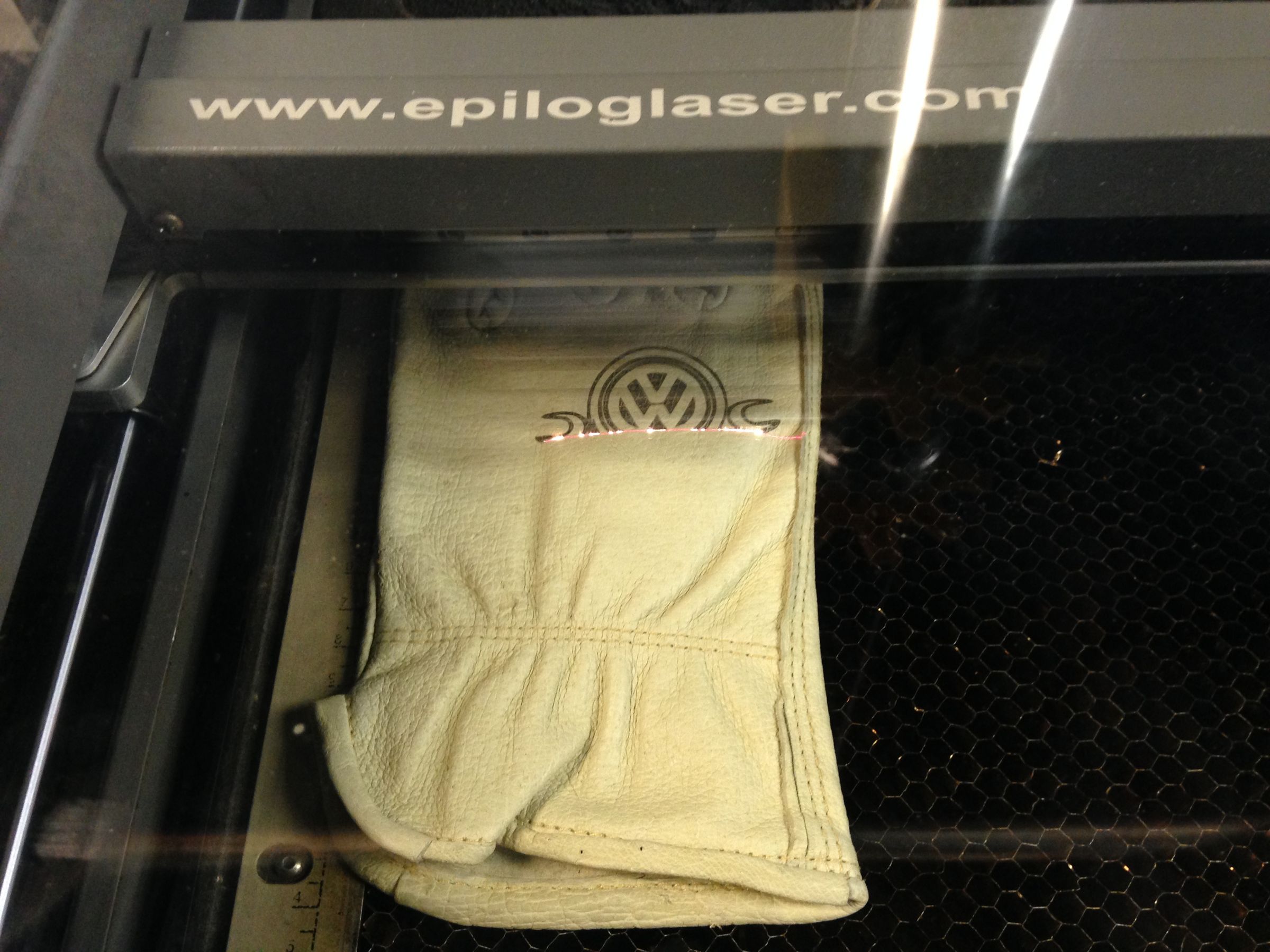 Laser Etch Leather Gloves 4 Steps Instructables