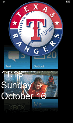 Transparent lockscreen for Windows Phone 7 Mango