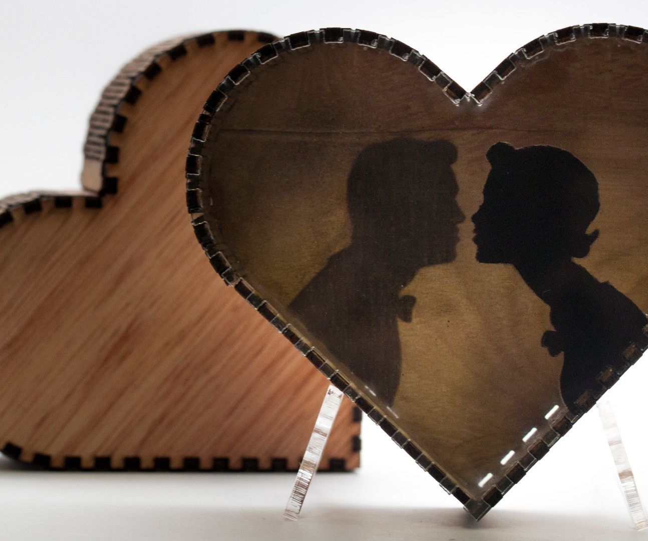 Silhouette Heart Box
