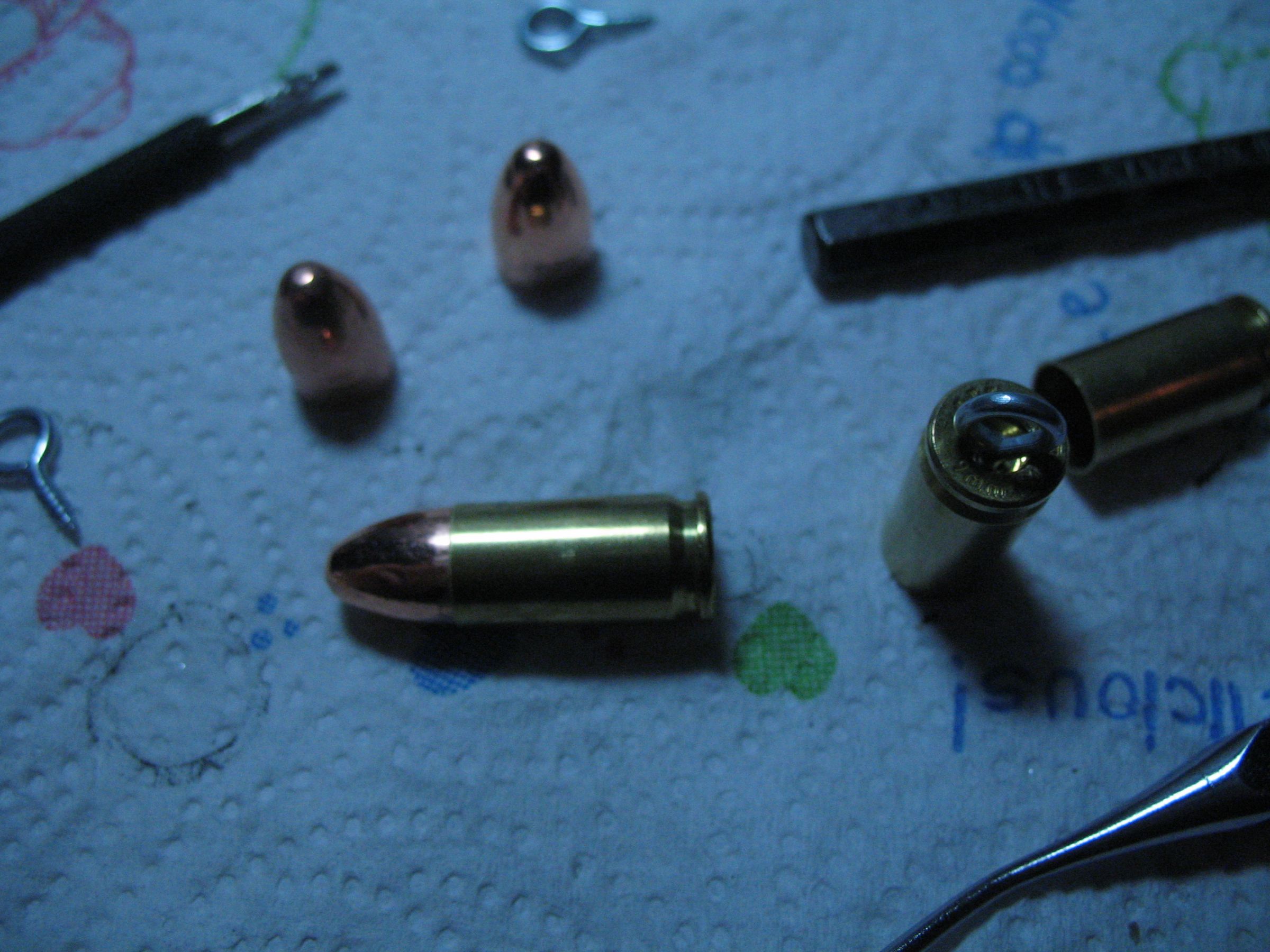 The Real Bullet Necklace or Earring
