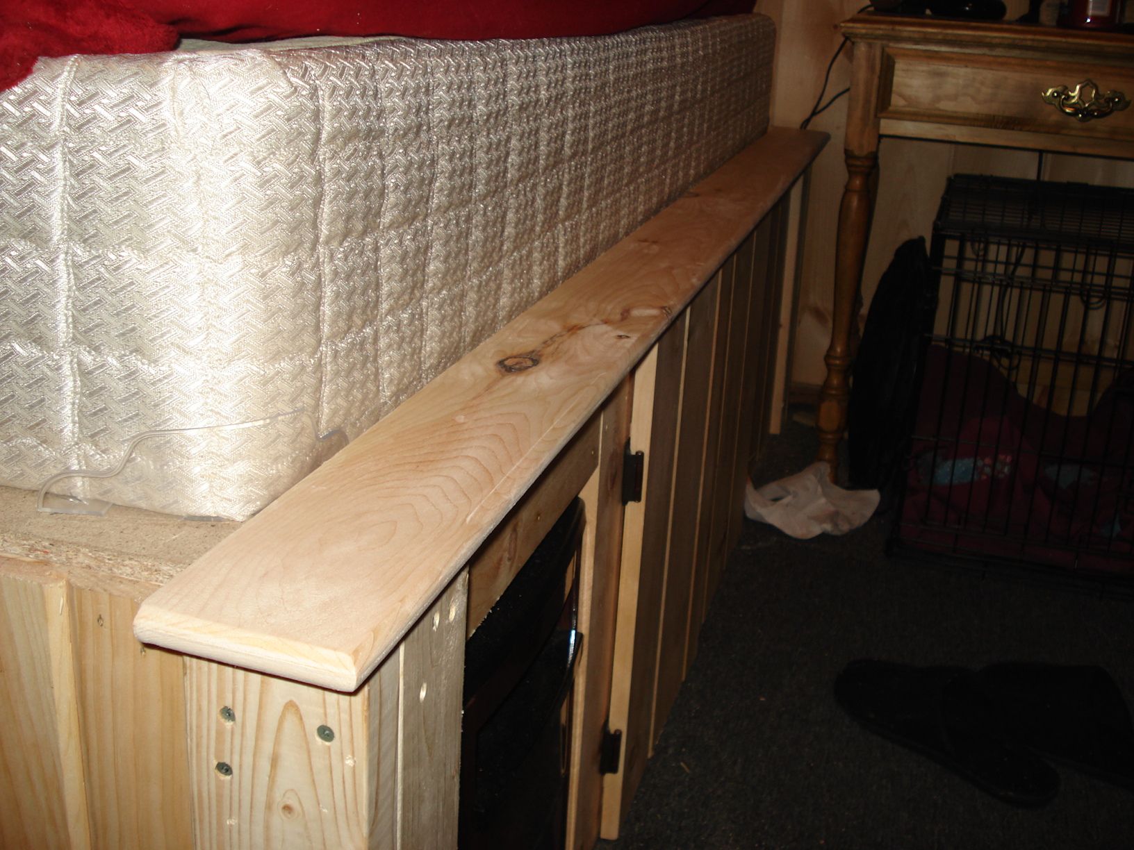 Raised Cabin Bed Frame With Hidden Space 7 Steps Instructables