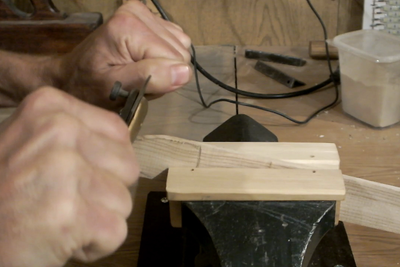 Clamp the Wood and Shape It