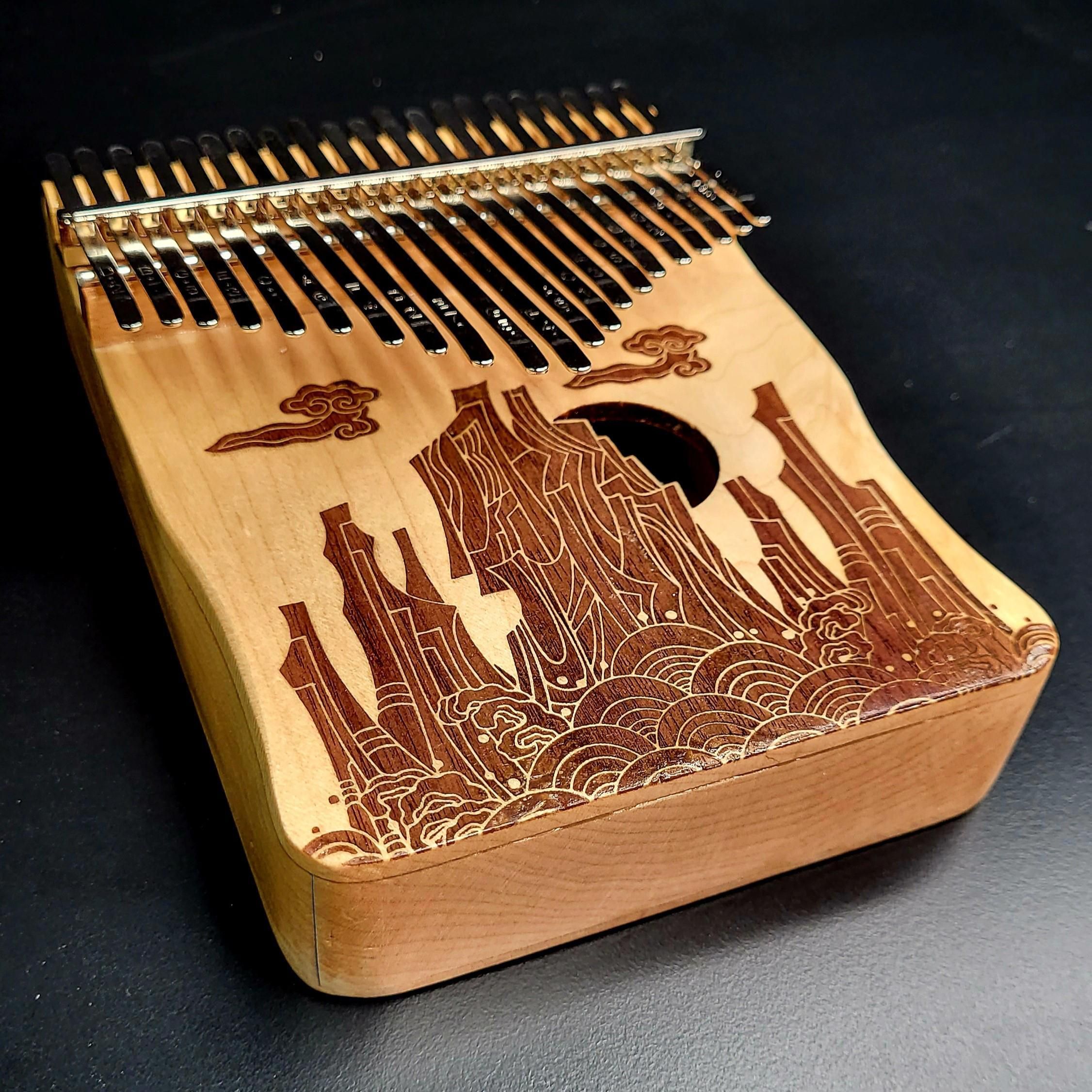 DIY Kalimba With Wood Inlay