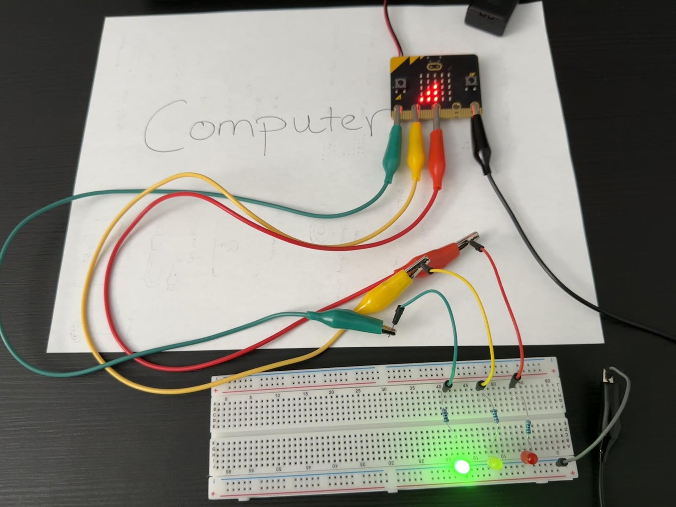 Decibel Meter and Visual Alarm (Micro:bit) : 7 Steps - Instructables