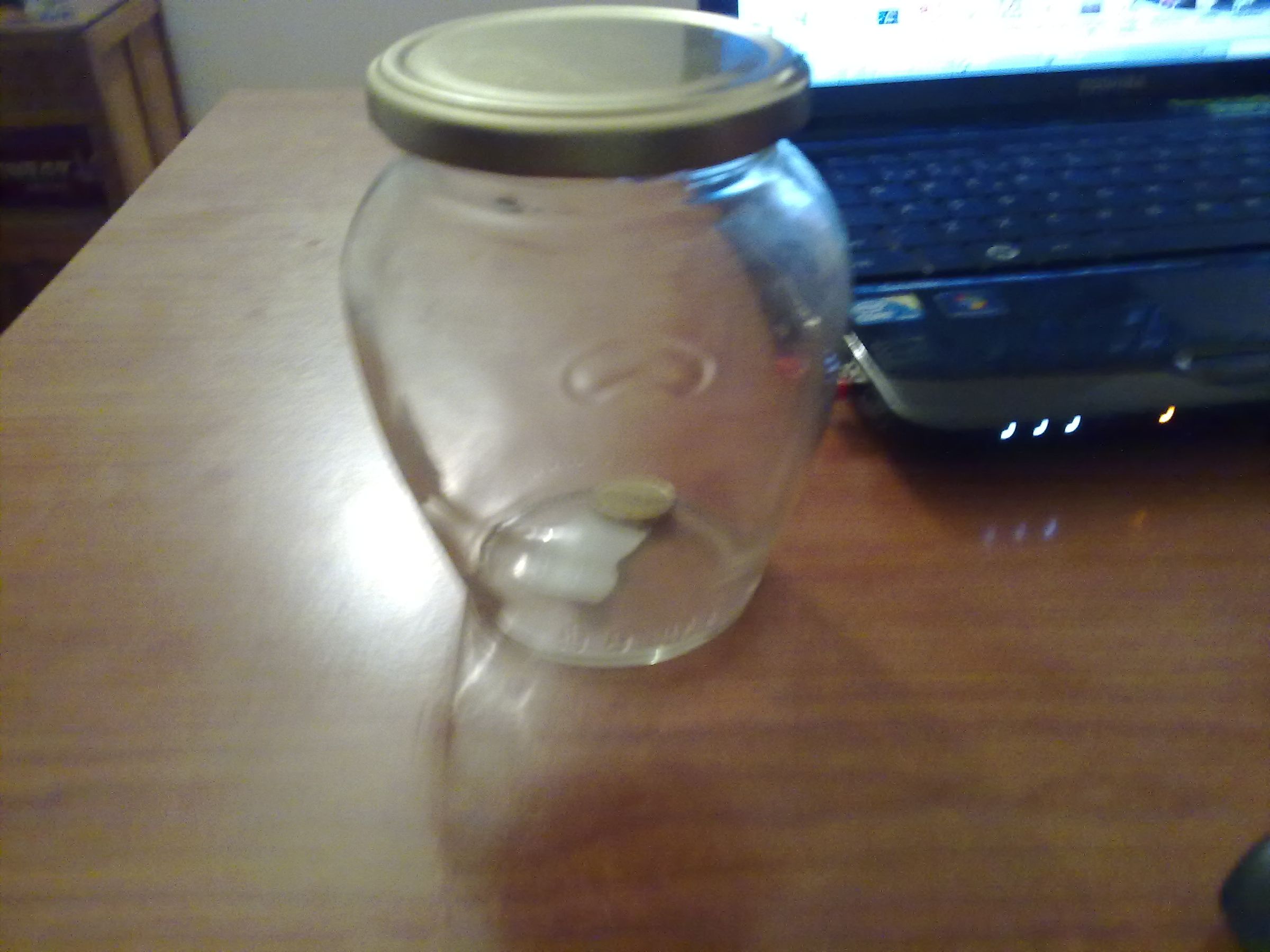 Coin Crossing Bottle