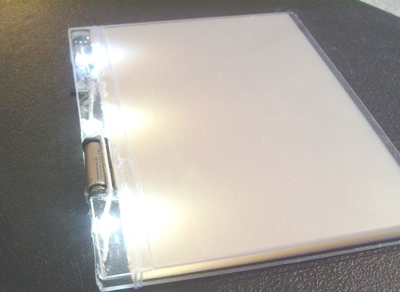 100% Clear Light-up Journal