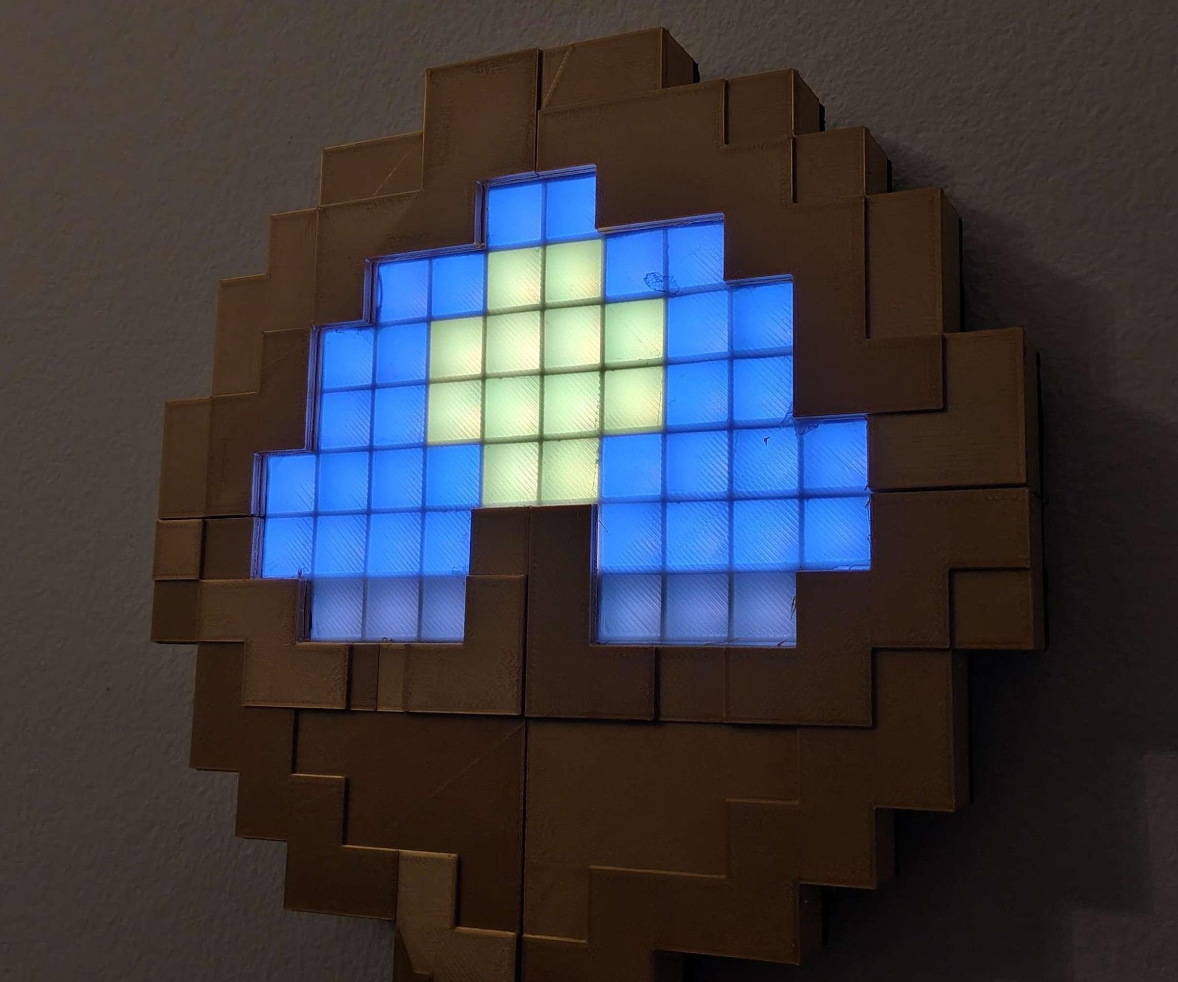 Making a Smart LED Minecraft Clock in Real Life