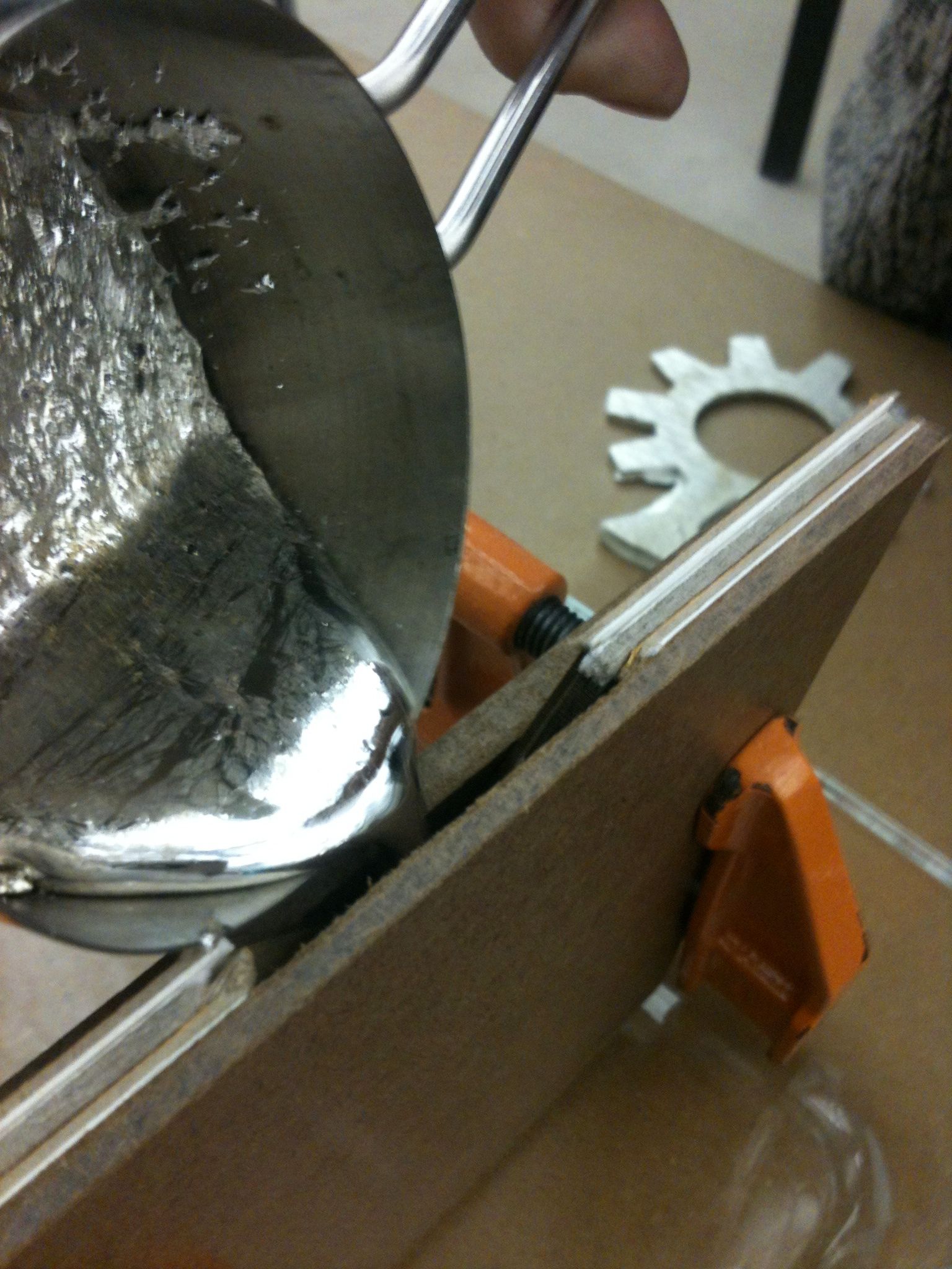 Using Lasers with Paper Molds & Pewter (Bologna Sandwich Casting)