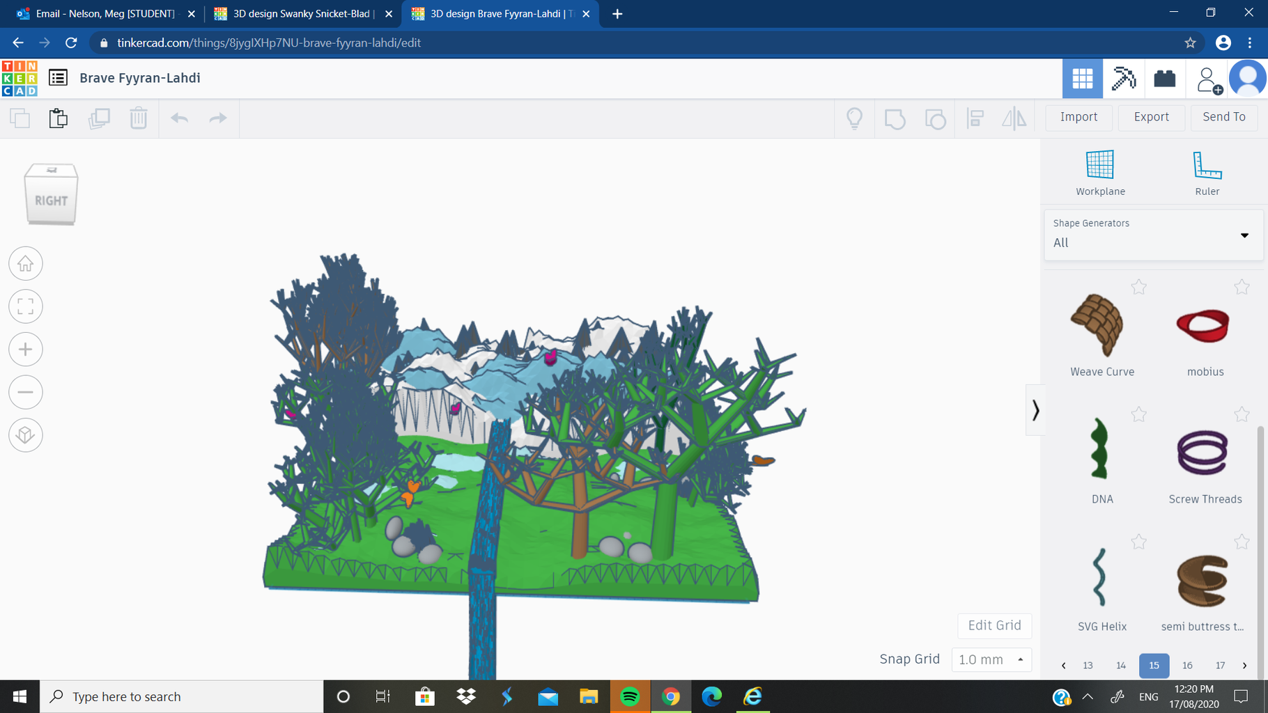 Forest on Tinkercad 7 Steps Instructables