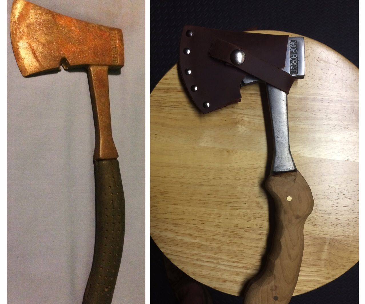 Hatchet (Solid Steel) Restoration and Wood Handle