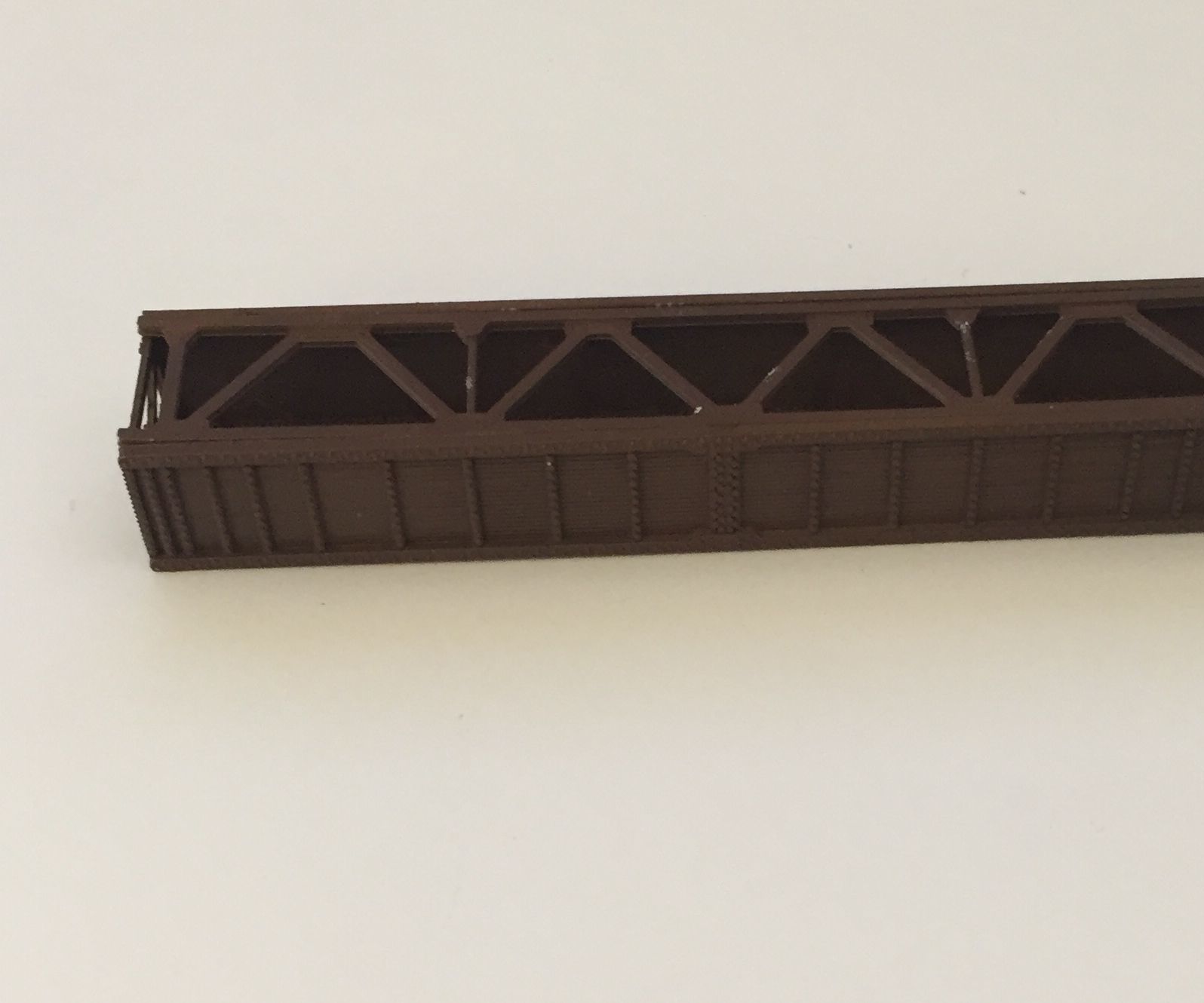 Building a 1:160 (N) Scale Model of a Plate Girder Railroad Bridge