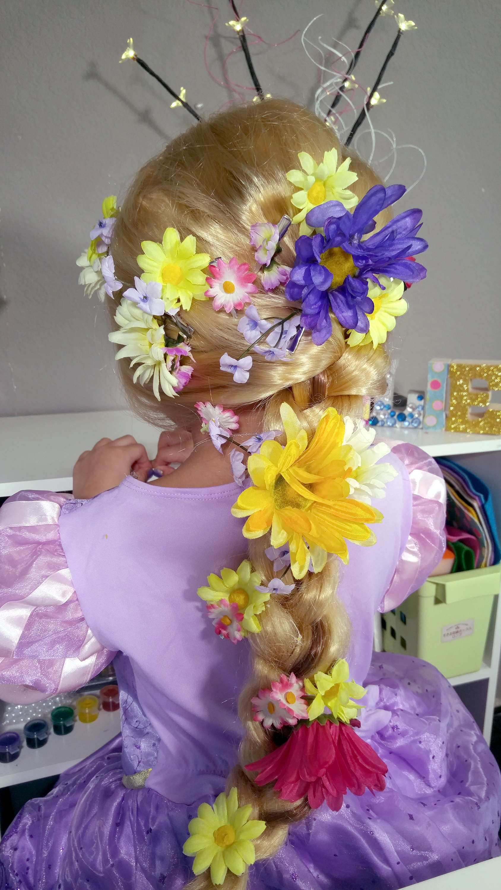 Tangled Rapunzel Braid Flowers FT0OZNVIZ6CZSXB